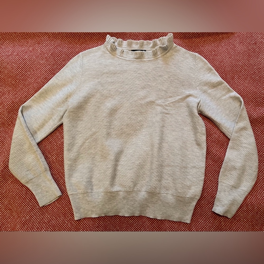 J. Crew Ruffle-Neck Sweater